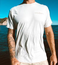 Load image into Gallery viewer, silver shirt with The Good Captain Co printed on the front