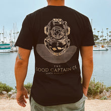 Load image into Gallery viewer, men's diver helmet shirt, the good captain co